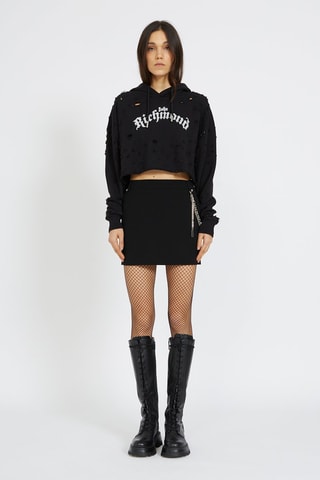 Minirok Hoge Taille Semas - Zwart