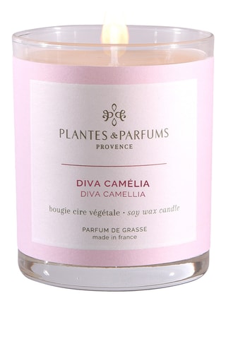 Bougie naturelle parfumée Diva Camélia
