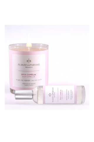 Bougie naturelle parfumée Diva Camélia