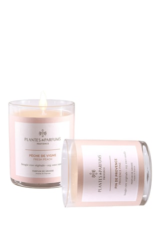 Bougie naturelle parfumée Pêche de vigne