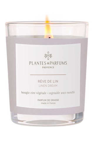 Bougie naturelle parfumée Rêve de Lin
