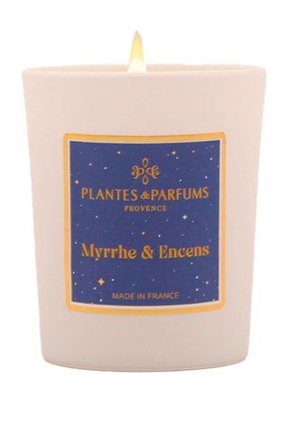 Bougie naturelle parfumée Myrrhe & Encens