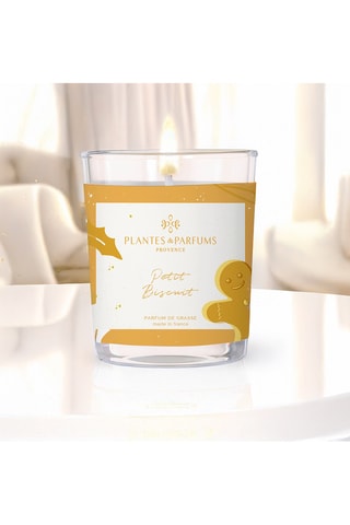 Bougie naturelle parfumée à la cire de soja Petit Biscuit