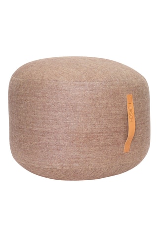 Pouf en laine Mochi - 50 cm - Marron