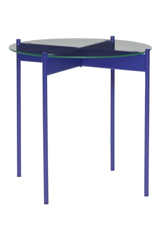 Mesa de apoio em vidro Beam - 45 x 42 cm