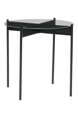 Mesa de apoio em vidro Beam - 45 x 42 cm