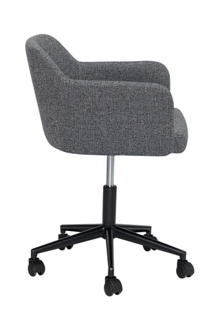 Chaise de bureau à roulettes Rest - Gris foncé - 55 x 73 - 83 x 58 cm