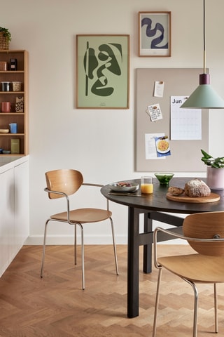 Table à manger en frêne Fjord - 140 x 74 x 140 cm