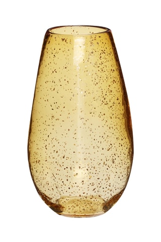 Jarro em vidro soprado à boca Glow - 29 cm - Castanho