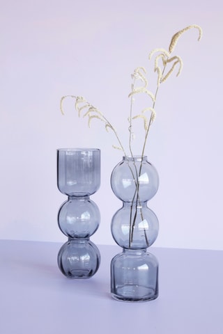 2 jarros circulares - 35 cm - Cinzento