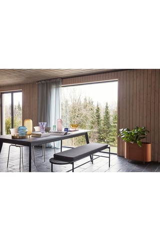 2 jarros em vidro soprado à boca Candy - 18 e 26 cm - Rosa