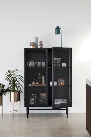 2 cachepôs Airy - 45 e 55 cm - Dourado