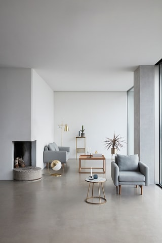 2 cachepôs Airy - 45 e 55 cm - Dourado