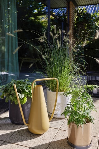 2 vasos Ripple - 25 x 26/30 x 31 cm - Cinzento-escuro