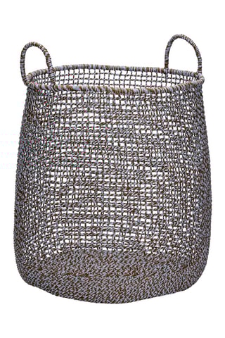 2 paniers Mist - 35 et 43 cm - Marron et bleu foncé