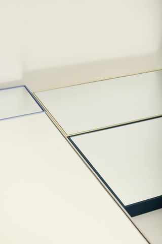 Espelho Shine - 32 x 4 x 55 cm - Amarelo