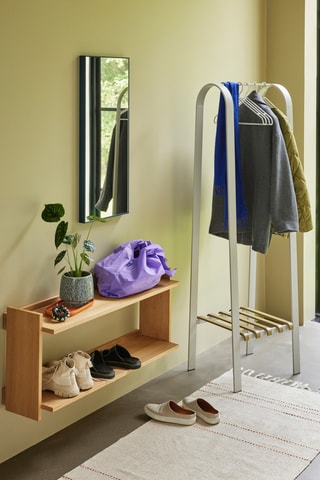 Espelho Shine - 35 x 4 x 80 cm - Azul-petróleo