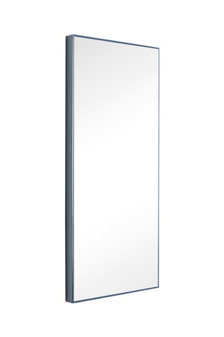 Espelho Shine - 35 x 4 x 80 cm - Azul-petróleo