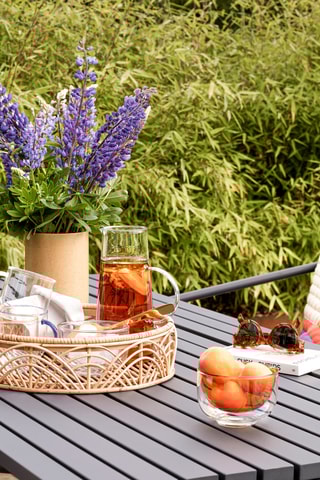 2 jarros de cerâmica Edna - 14 e 18 cm - Castanho