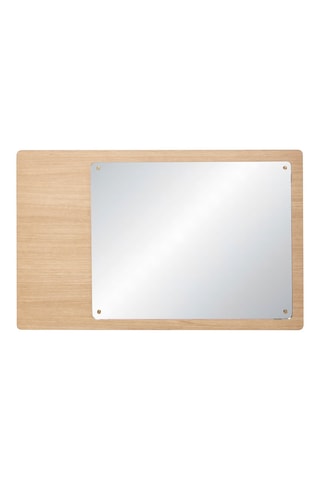 Espelho magnético em carvalho Split - 80 x 5 x 50 cm - Natural