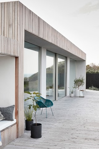 2 jarros de arenito Villa - 33 e 31 cm - Cinzento-escuro