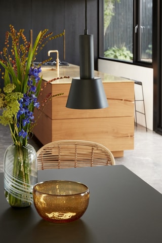 Candeeiro suspenso Mono - Preto - 15 W