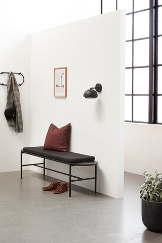 Aplique de parede Edge - Preto - 15 W