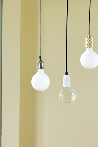 Candeeiro suspenso Moving - Cinzento-claro - 40 W