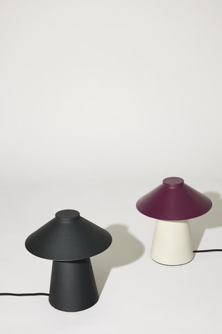 Candeeiro de mesa Chipper - Violeta e bege - 60 W