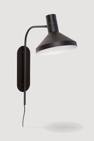 Aplique de parede Studio - Preto - 15 W