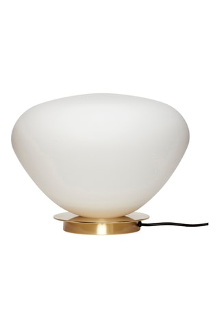 Lampe de table Bean - Blanc - 15 W