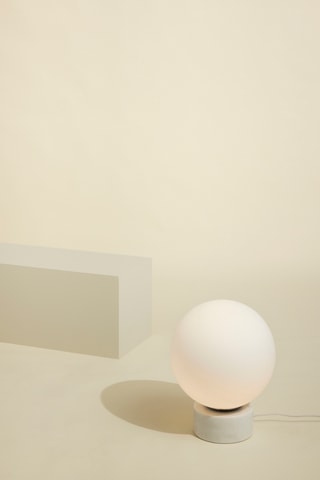 Lampe de table Sphere - Blanc - 40 W