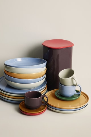 6 pratos rasos Amare - 28 cm