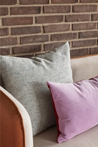 Almofada em veludo Duo - Violeta - 60 x 40 cm