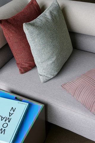 Coussin Sola - Rouge chiné - 60 x 60 cm