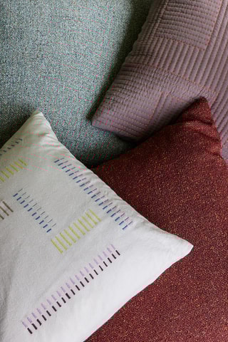 Coussin Sola - Rouge chiné - 60 x 60 cm