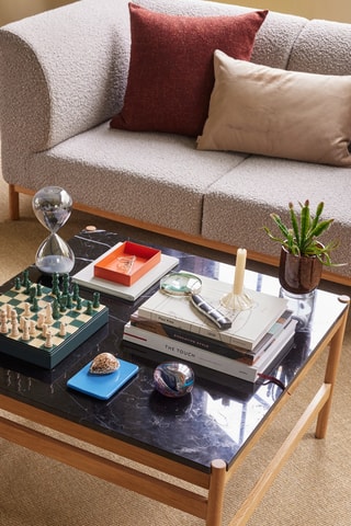 Coussin Sola - Rouge chiné - 60 x 60 cm