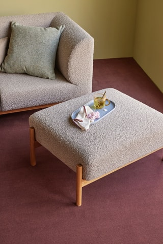 Coussin Sola - Vert d’eau chiné - 60 x 60 cm