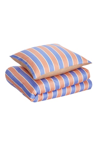 Conjunto colcha Solace - Rosa e azul-cobalto