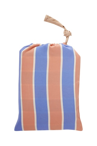 Conjunto colcha Solace - Rosa e azul-cobalto