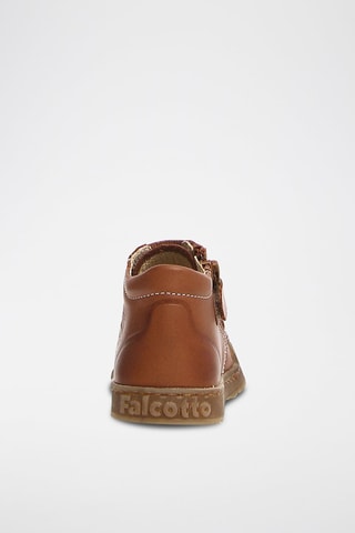 Botins de couro napa Labloom - Castanho