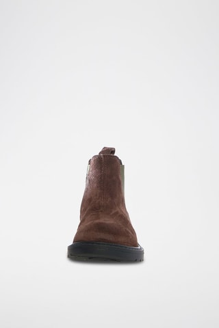 Botins Chelsea de nobuck Piccadilly - Castanho