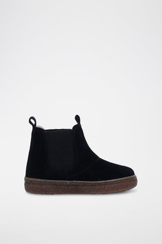 Botins Chelsea de nobuck Figus - Preto