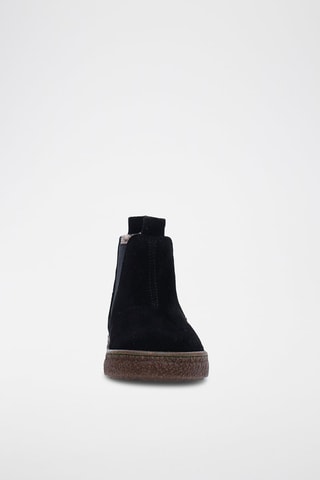 Botins Chelsea de nobuck Figus - Preto
