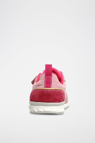 Sapatilhas em couro Rosa e fúcsia