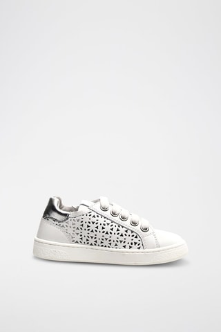 Sapatilhas em couro - 
Branco