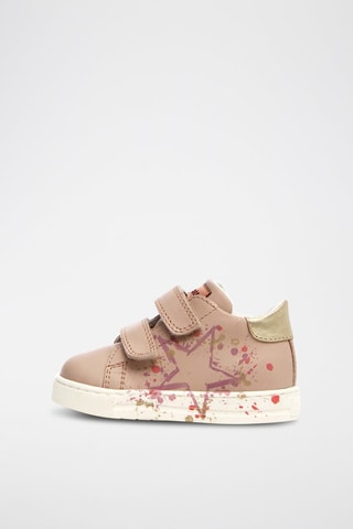 Sapatilhas em couro - Rosa