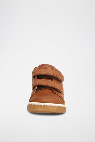 Sapatilhas em couro - Camel