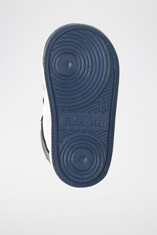 Sapatilhas em couro de vitelo - Azul-marinho