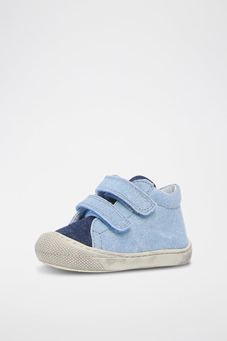 Sapatilhas subidas em nobuck Azul